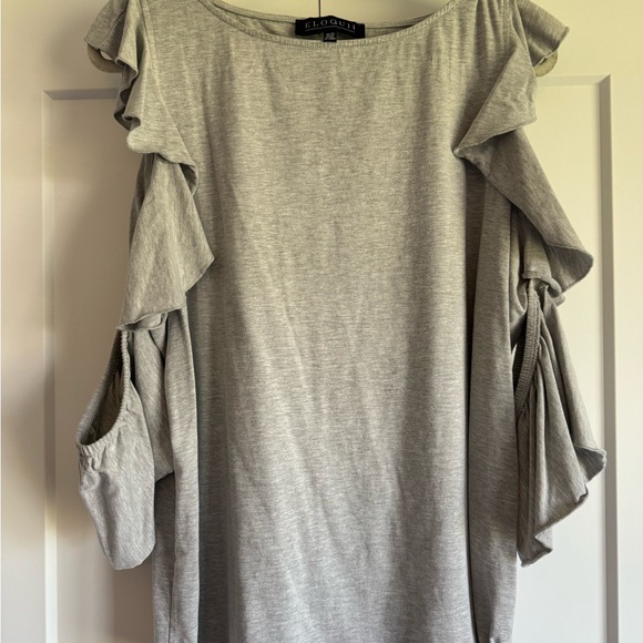 ELOQUII Ruffle Top - Picture 4 of 4